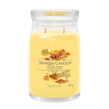 Große Signature Autumn Sunset Kerze von Yankee Candle