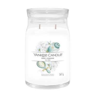 Yankee Candle Signature Baby Puder Große Kerze
