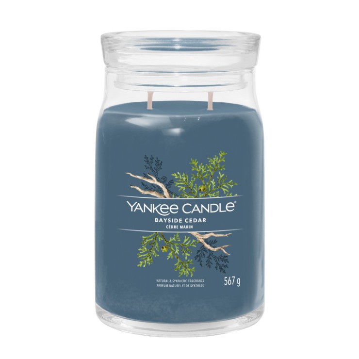 Große Signatur Bayside Cedar Yankee Kerze