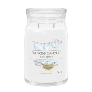 Große Signatur Clean Cotton Yankee Kerze