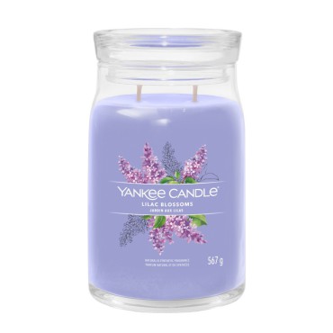 Große Signature Lilac Blossom Kerze von Yankee Candle