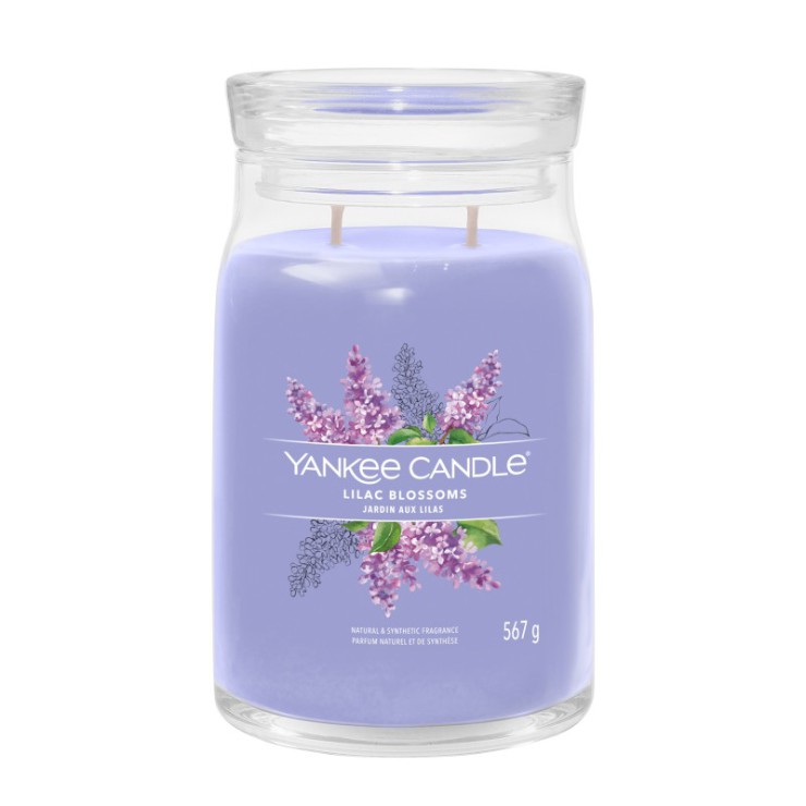 Große Signature Lilac Blossom Kerze von Yankee Candle