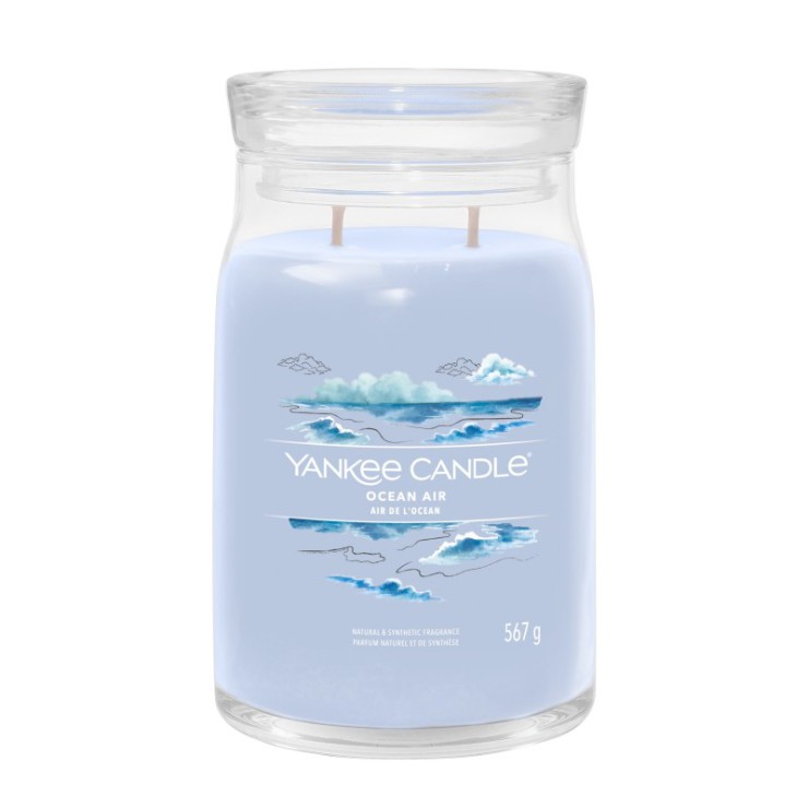 Große Signature Ocean Air Kerze von Yankee Candle
