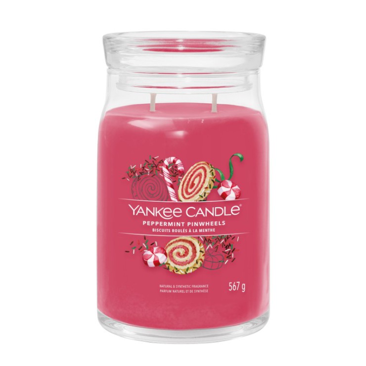 Yankee Candle große Kerze Signature Peppermint Pinwheels Yankee Candle große Kerze Signature Peppermint Pinwheels