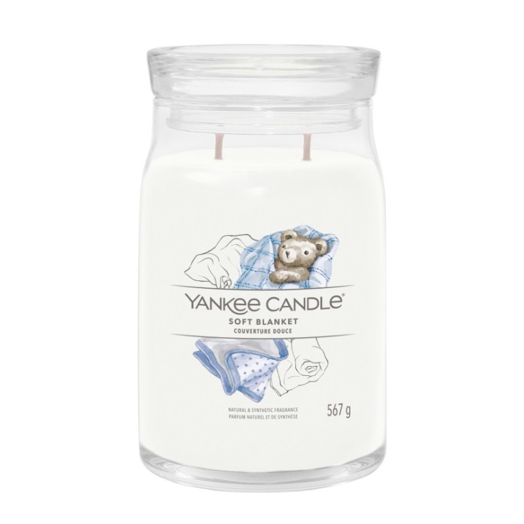 Große Signature Soft Blanket Yankee Kerze