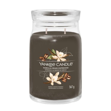 Yankee Candle Signatur Vanille Bohne Espresso große Kerze