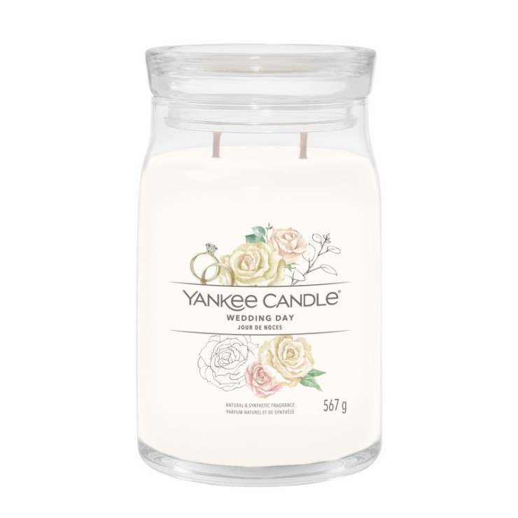 Große Kerze Signature Wedding Day von Yankee Candle