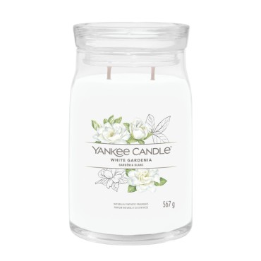 Yankee Candle Signature White Gardenia große Kerze