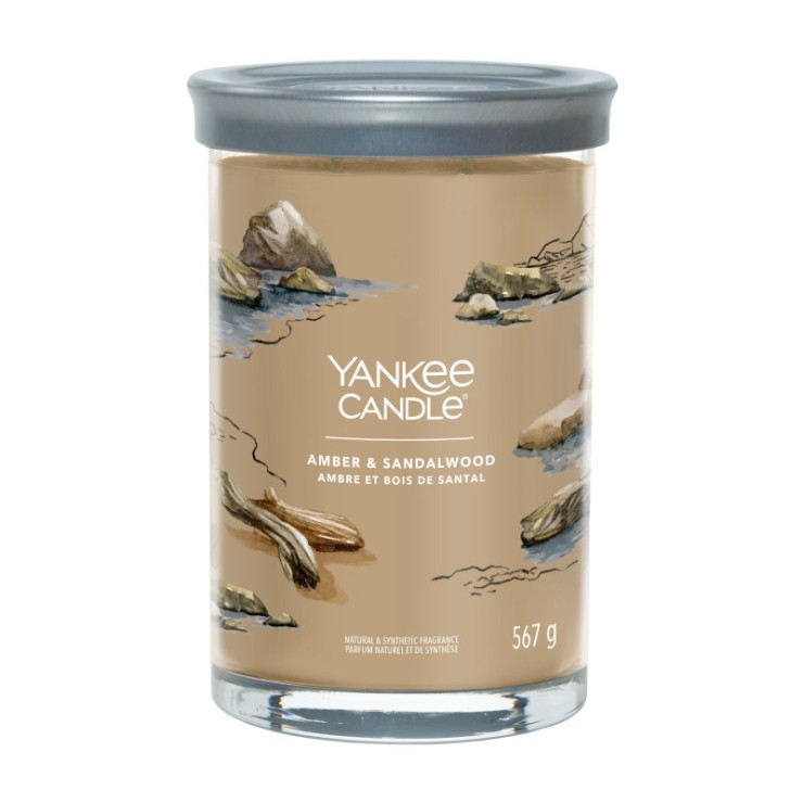 Großer Becher Signature Amber & Sandelholz Yankee Candle