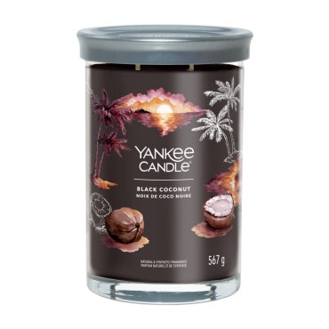 Großer Becher Signature Black Coconut Yankee Candle
