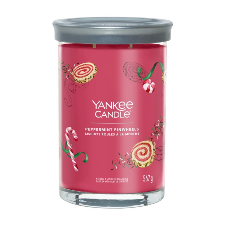 Großer Becher Signature Peppermint Pinwheels Yankee Candle