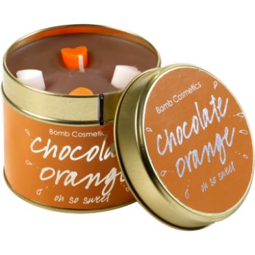 Duftkerze in einer Dose CHOCOLATE ORANGE Bomb Cosmetics