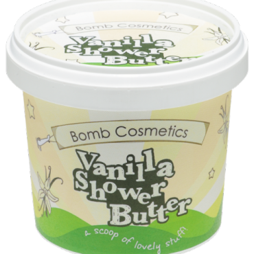 Waschdusche Butter Vanille-Eiscreme Bomb Cosmetics