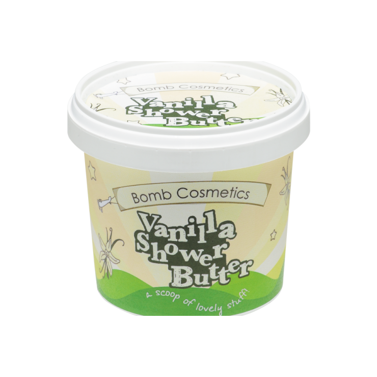 Waschdusche Butter Vanille-Eiscreme Bomb Cosmetics