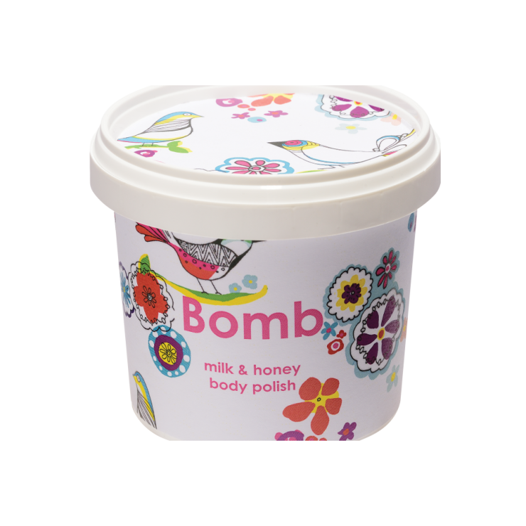 Duschpeeling mit Sheabutter MILK WITH HONEY Bomb Cosmetics