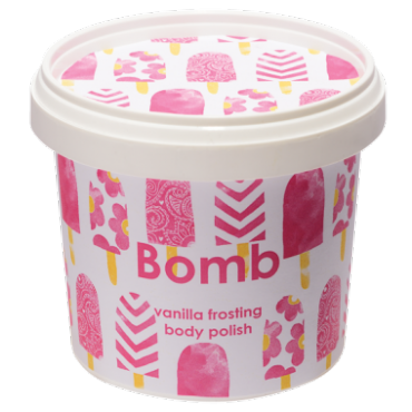 Duschpeeling mit Sheabutter-Vanille-Glasur Bomb Cosmetics