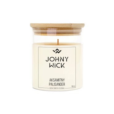 Johny Wick 150g Velvet Rosenholz Kerze