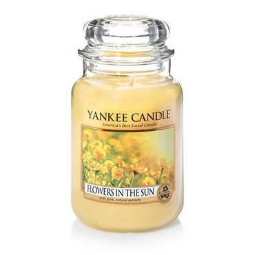 Große Blumen in der Sonne Yankee Kerze