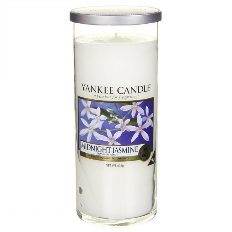 Große Sägezahn Mitternacht Jasmin Yankee Kerze