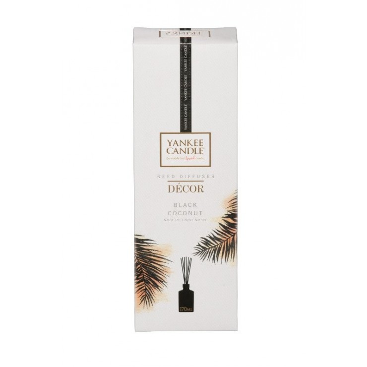 Dekor Schwarz Kokosnuss Yankee Candle Duftstäbchen