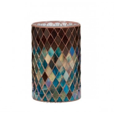 Herbst-Mosaik-Glasdeckel