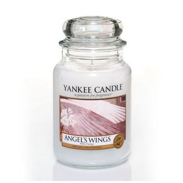 Große Angel's Wings Kerze von Yankee Candle