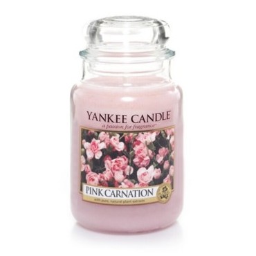Rosa Nelke große Kerze von Yankee Candle