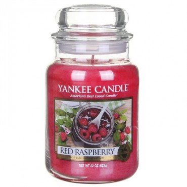 Große rote Himbeere Yankee Kerze