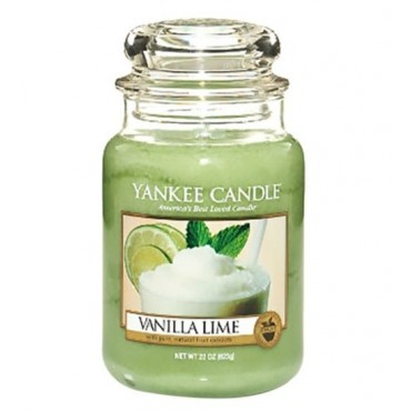 Große Vanille-Limette Yankee-Kerze