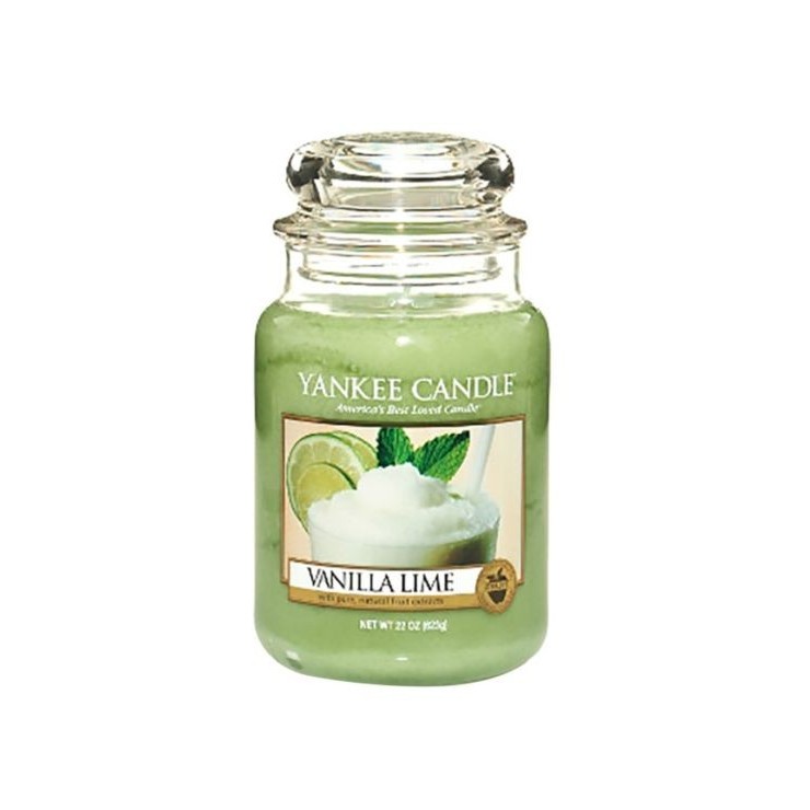 Große Vanille-Limette Yankee-Kerze