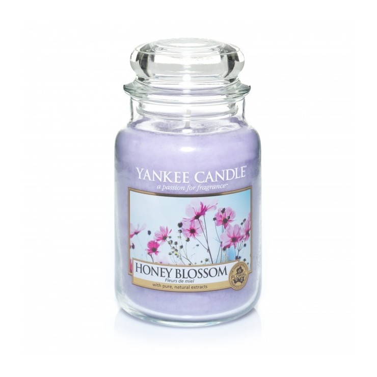 Große Honey Blossom Kerze von Yankee Candle Große Honey Blossom Kerze von Yankee Candle