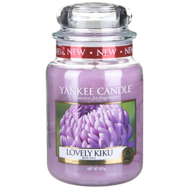 Lovely Kiku große Yankee Kerze