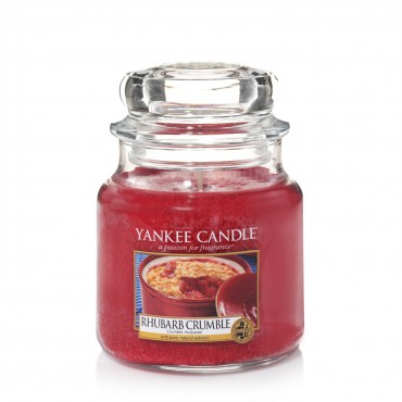 Medium Rhubarb Crumble Yankee Kerze