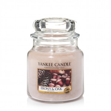 Medium Ebony & Oak Yankee Candle, aus der Heverest Time Kollektion von Yankee Candle.
