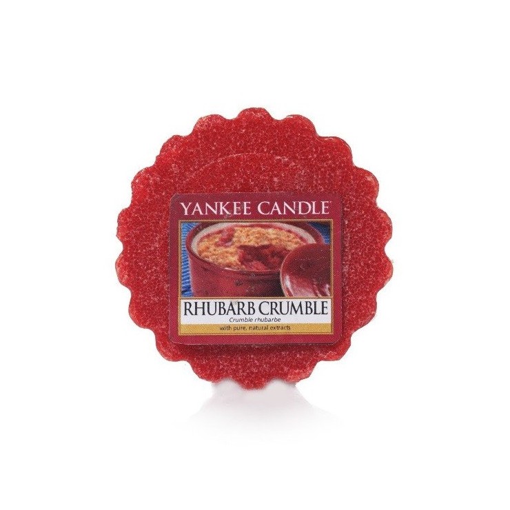 Rhabarber-Streusel-Wachs von Yankee Candle