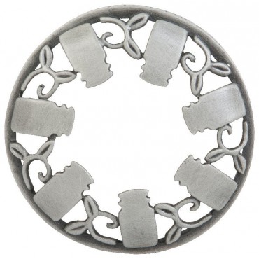 WBLC Illumalid® Gebürstetes Silber Gläserkappe