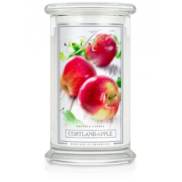 Große Cortland Apple Kringle Kerze