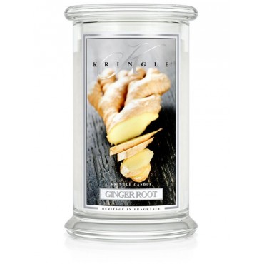 Große Ingwerwurzel-Kringel-Kerze