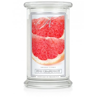 Große Pink Grapefruit Kringle Kerze