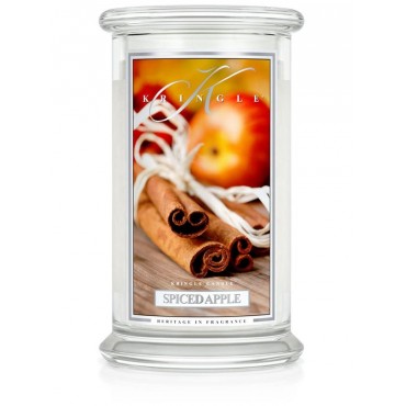 Große Spiced Apple Kringle Kerze