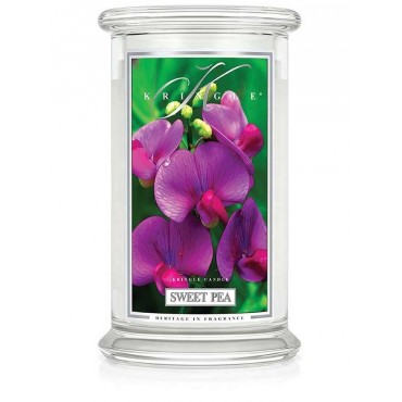 Große Sweet Pea Kringle Kerze