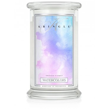 Große Watercolors Kringle-Kerze