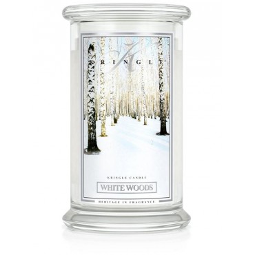 Große Weiße Woods Kringle Kerze