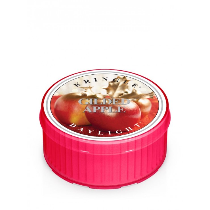 Daylight Gilded Apple Kringle Kerze