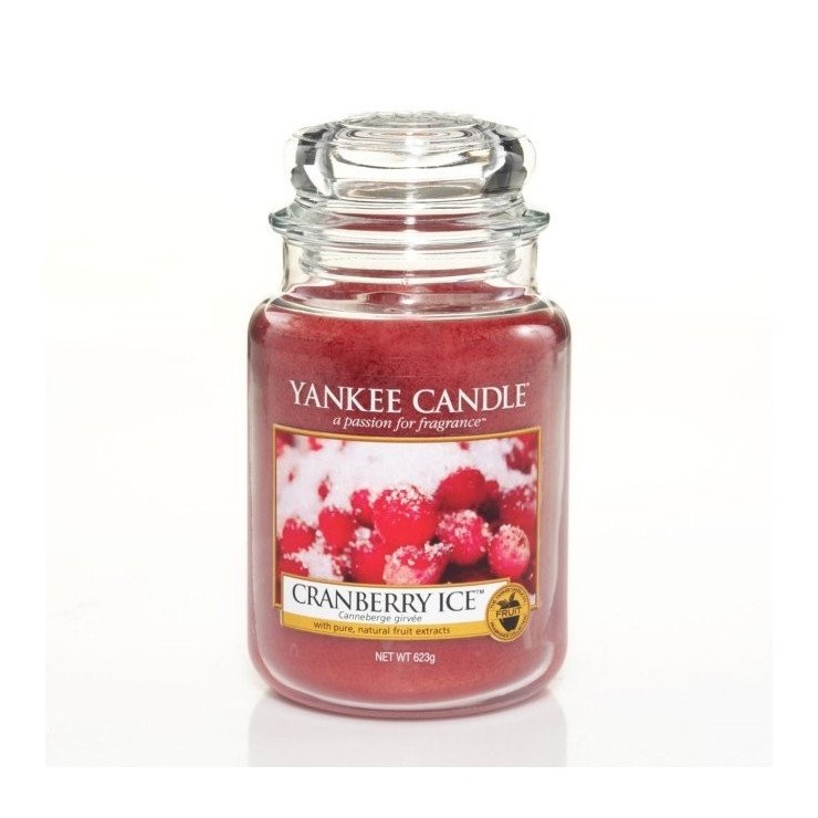 Große Cranberry Ice Yankee Kerze