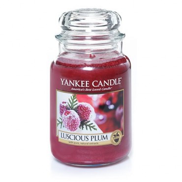 Große Kerze "Luscious Plum" von Yankee Candle