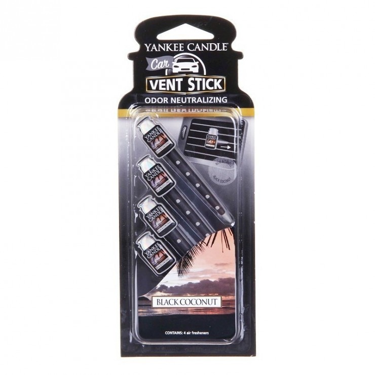 Auto Entlüftung Stick Black Coconut Yankee Candle