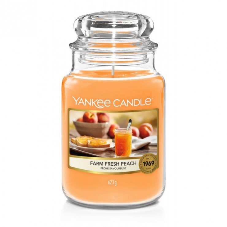 Große Farm Fresh Peach Yankee Kerze