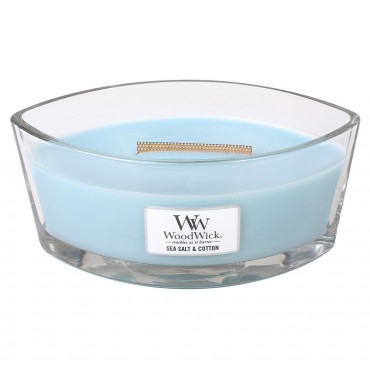Hearthwick Meersalz & Baumwolle WoodWick Kerze