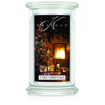 Große gemütliche Weihnachtskringel-Kerze